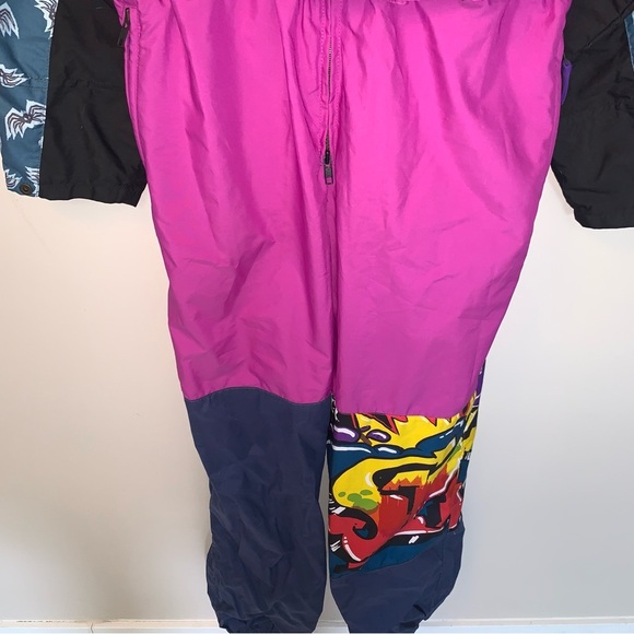 Vintage Bailo Spider Patterned Ski Suit 50 - Picture 5 of 15